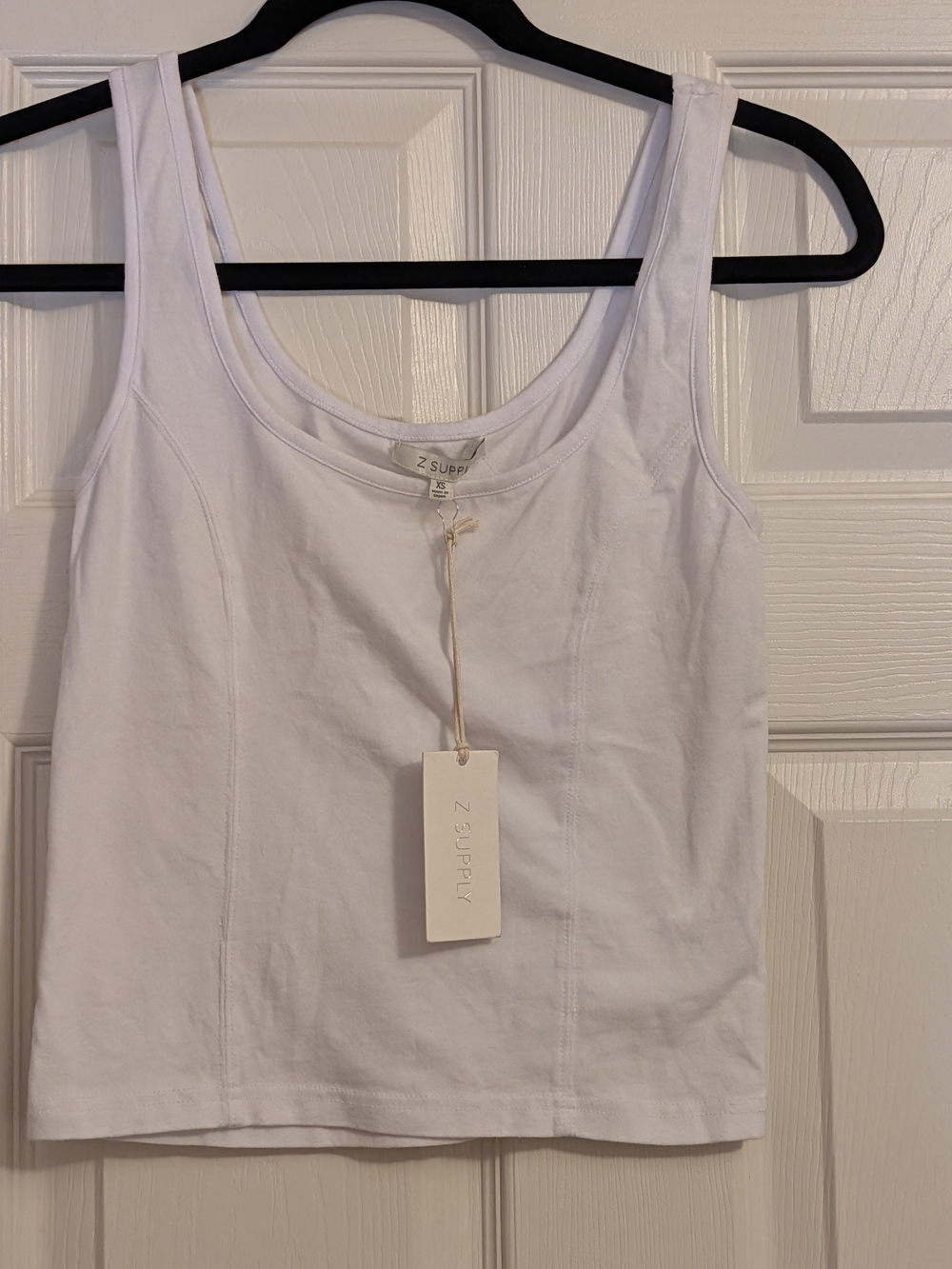 Z Supply White Scoop Tank Top NWT